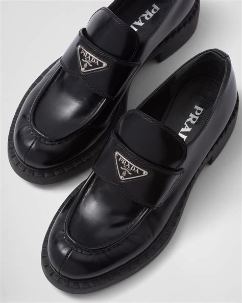 black prada loafer|prada chunky loafer.